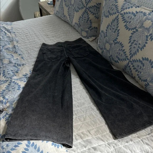 HALARA Charcoal Denim wide leg Jean M Petite - Picture 7 of 8